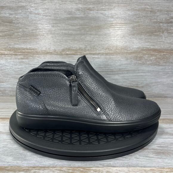 Ecco Black Ankle Boots - Picture 7 of 8